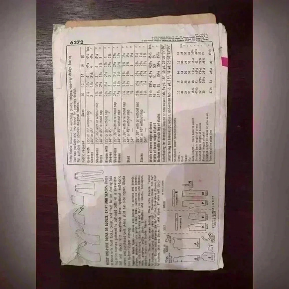 Vintage Simplicity Sewing Pattern - Picture 2 of 2